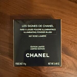 Chanel Illuminating Powder Blush - Rose Lumière - 997 rose lumiere - new!